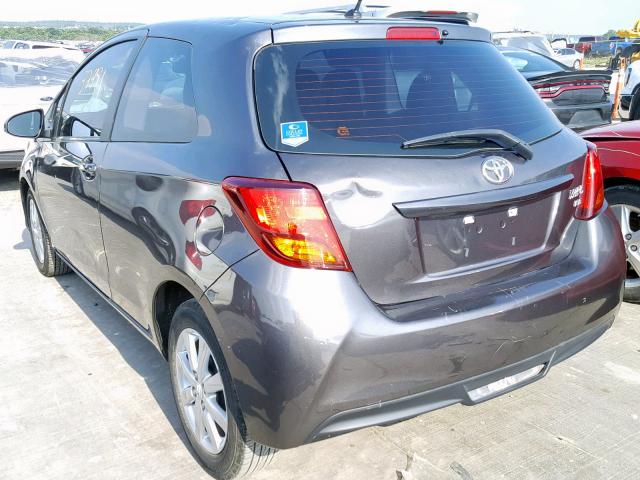 VNKJTUD36GA057127 - 2016 TOYOTA YARIS L GRAY photo 3