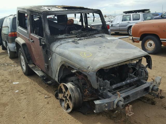 1J4AA2D19AL107414 - 2010 JEEP WRANGLER S BURN photo 1