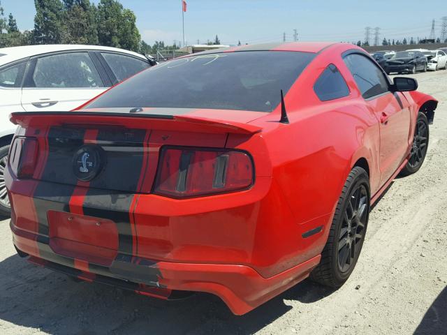 1ZVBP8JS0B5160479 - 2011 FORD MUSTANG SH RED photo 4