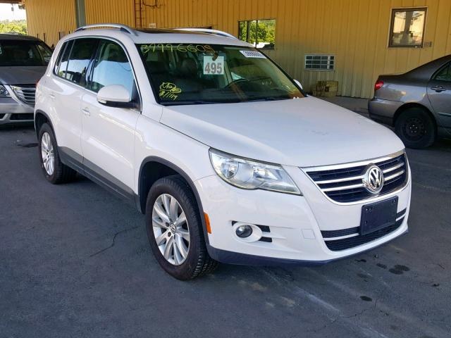 WVGBV75N49W542571 - 2009 VOLKSWAGEN TIGUAN SE WHITE photo 1