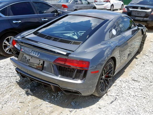 WUABAAFXXJ7902117 - 2018 AUDI R8 RWS GRAY photo 4