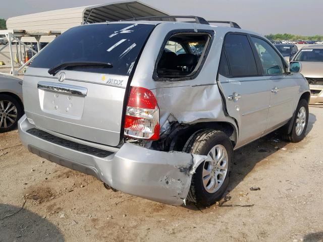 2HNYD18633H541091 - 2003 ACURA MDX TOURIN SILVER photo 4