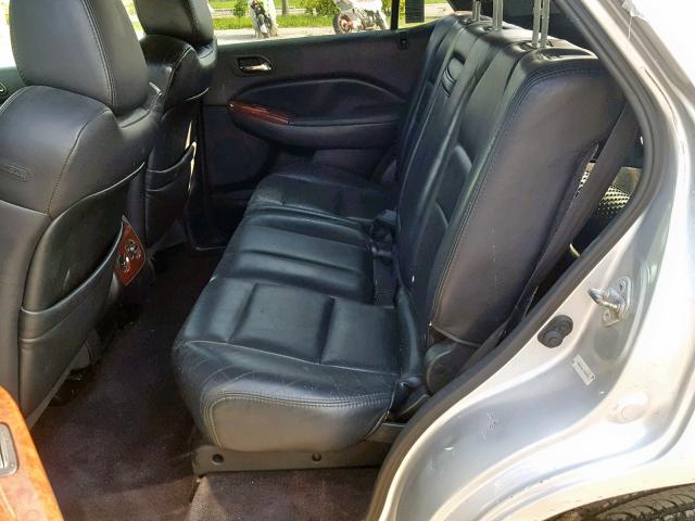 2HNYD18633H541091 - 2003 ACURA MDX TOURIN SILVER photo 6