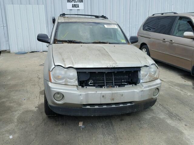 1J8HR48N57C502424 - 2007 JEEP GRAND CHER SILVER photo 9