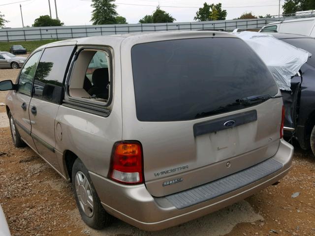 2FMZA51473BB22825 - 2003 FORD WINDSTAR L TAN photo 9