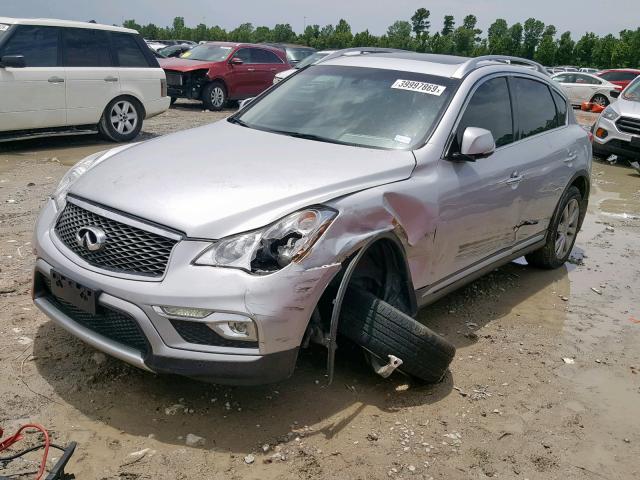 JN1BJ0RP6GM231755 - 2016 INFINITI QX50 GRAY photo 2