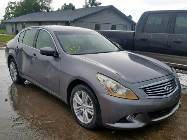 JN1CV6AR6DM350605 - 2013 INFINITI G37 GRAY photo 1