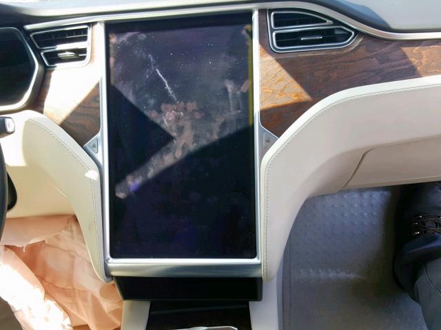 5YJSA1E11HF231189 - 2017 TESLA MODEL S رمادي صورة 9