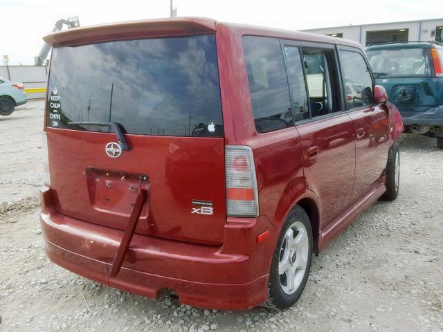 JTLKT334764118651 - 2006 TOYOTA SCION XB 栗色 照片 4