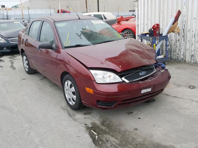 1FAFP34N77W303464 - 2007 FORD FOCUS ZX4 MAROON photo 1