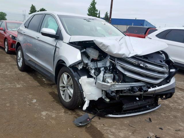 2FMPK4J96JBC54806 - 2018 FORD EDGE SEL SILVER photo 1