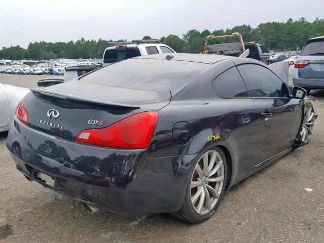 JNKCV64E58M110214 - 2008 INFINITI G37 BASE BLACK photo 4