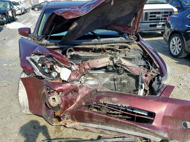 1HGCP36828A083347 - 2008 HONDA ACCORD EXL BURGUNDY photo 9