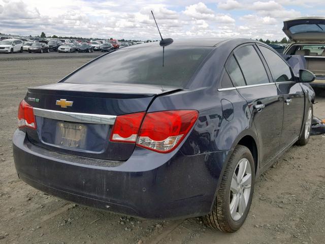 1G1P75SZ1F7293774 - 2015 CHEVROLET CRUZE BLACK photo 4