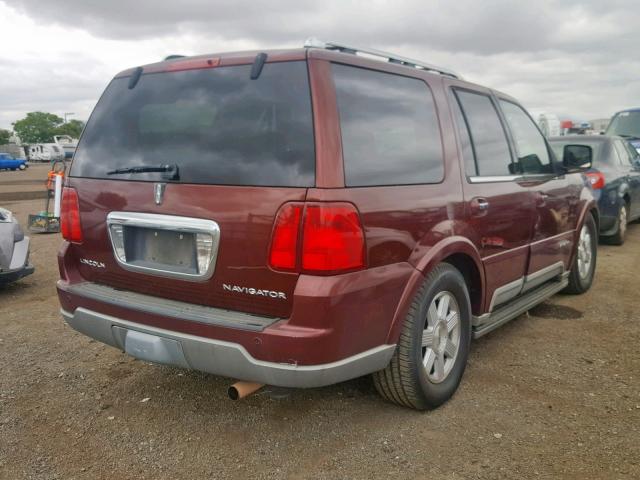 5LMFU28R23LJ01131 - 2003 LINCOLN NAVIGATOR BURGUNDY photo 4