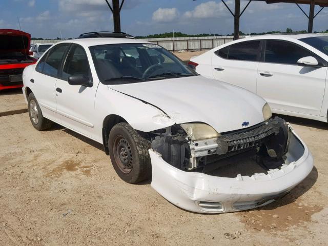 1G1JC524817413259 - 2001 CHEVROLET CAVALIER B WHITE photo 1