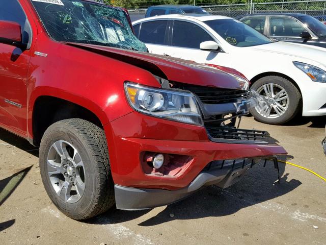 1GCPTDE12J1144451 - 2018 CHEVROLET COLORADO Z RED photo 10