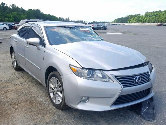 JTHBW1GG6D2005986 - 2013 LEXUS ES 300H SILVER photo 1