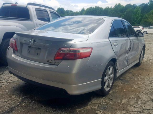 4T1BK46K37U042177 - 2007 TOYOTA CAMRY NEW SILVER photo 4