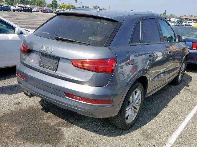 WA1BCCFS6HR012004 - 2017 AUDI Q3 PREMIUM GRAY photo 4