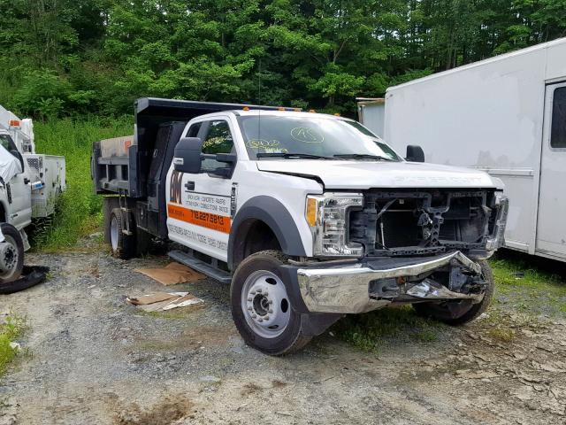 1FD0X5HY0HEE29183 - 2017 FORD F550 SUPER WHITE photo 1