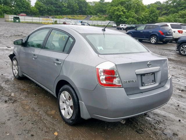 3N1AB61E78L631678 - 2008 NISSAN SENTRA 2.0 GRAY photo 3