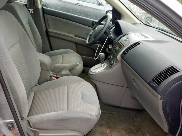 3N1AB61E78L631678 - 2008 NISSAN SENTRA 2.0 GRAY photo 5