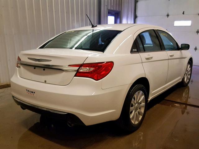 1C3CCBBG5DN607955 - 2013 CHRYSLER 200 TOURIN WHITE photo 4