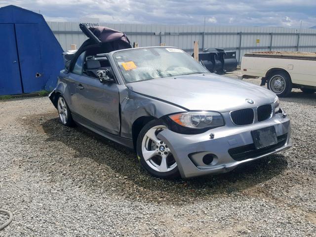 WBAUN1C5XCVH84128 - 2012 BMW 128 I SILVER photo 1