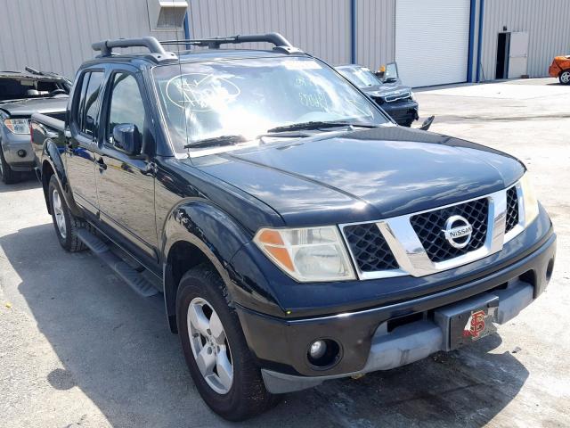 1N6AD07W15C456188 - 2005 NISSAN FRONTIER C BLACK photo 1