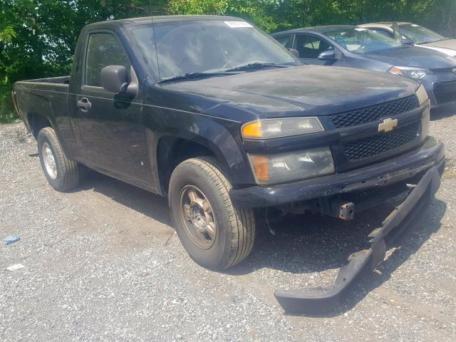 1GCCS149278137331 - 2007 CHEVROLET COLORADO BLACK photo 1