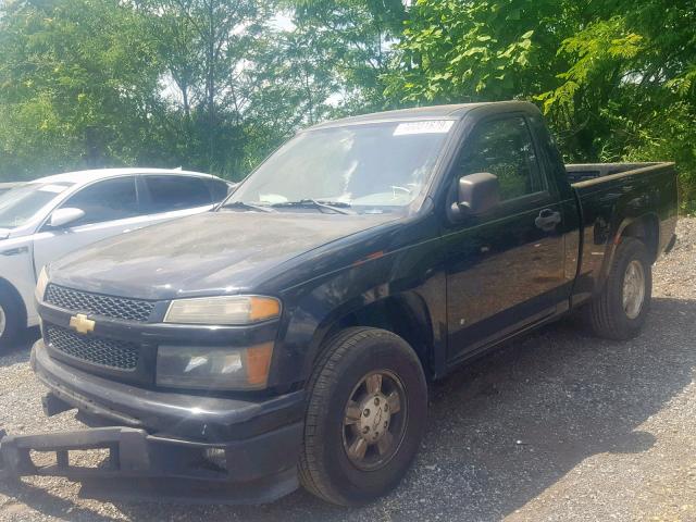 1GCCS149278137331 - 2007 CHEVROLET COLORADO BLACK photo 2