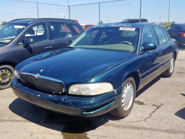 1G4CW52K4W4641477 - 1998 BUICK PARK AVENU GREEN photo 2