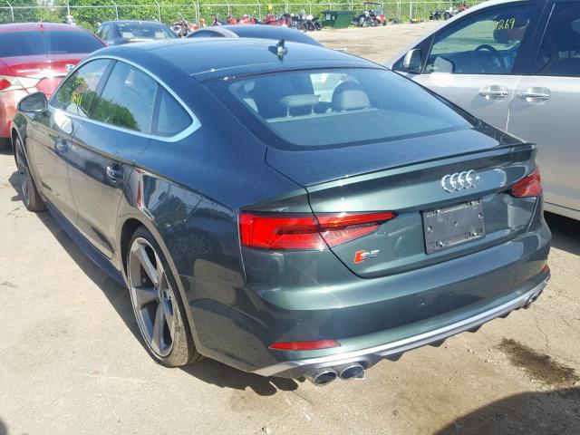 WAUC4DF55JA006607 - 2018 AUDI S5 PRESTIG GREEN photo 3