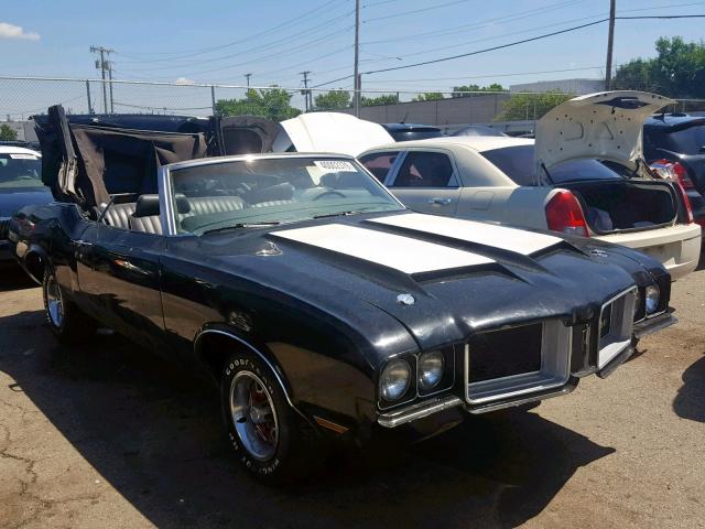 3J67H2M217759 - 1972 OLDSMOBILE CUT SUPREM BLACK photo 1