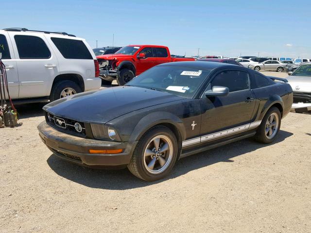 1ZVFT80N965164223 - 2006 FORD MUSTANG BLACK photo 2