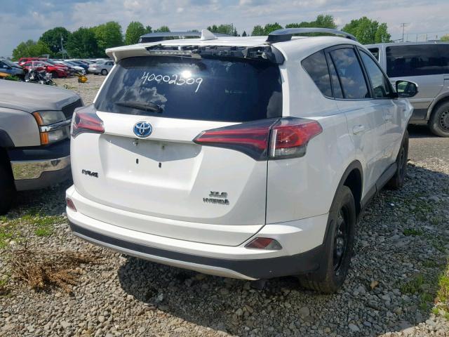 JTMRJREV8GD005690 - 2016 TOYOTA RAV4 HV XL WHITE photo 4