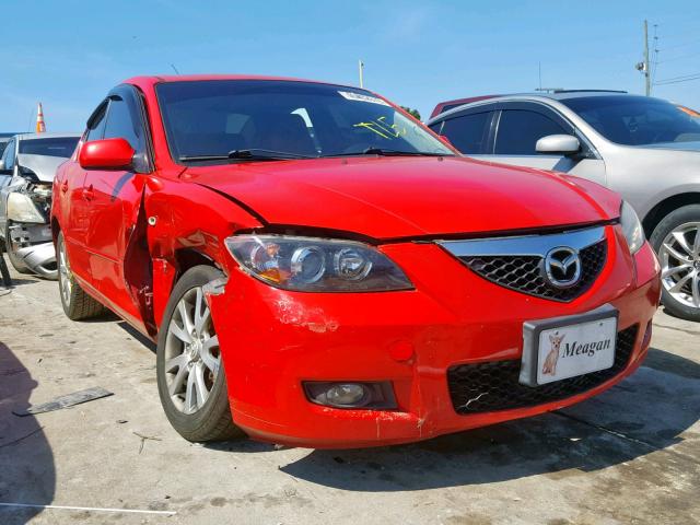 JM1BK12F371687876 - 2007 MAZDA 3 I RED photo 1