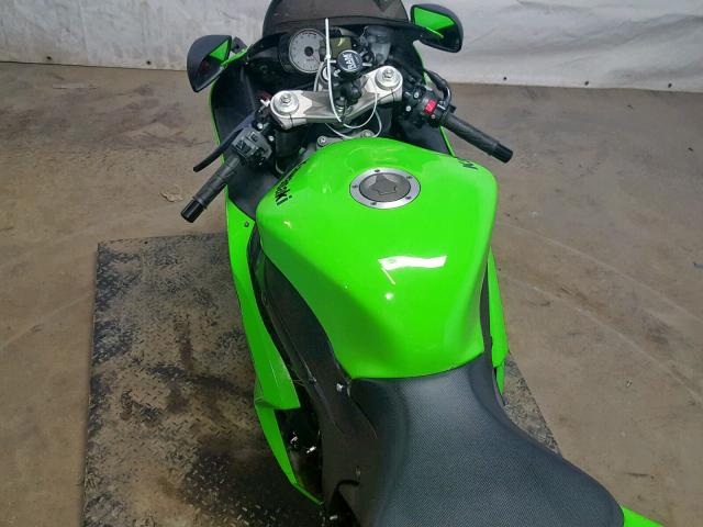 JKAZX4P147A011090 - 2007 KAWASAKI ZX600 P GREEN photo 5