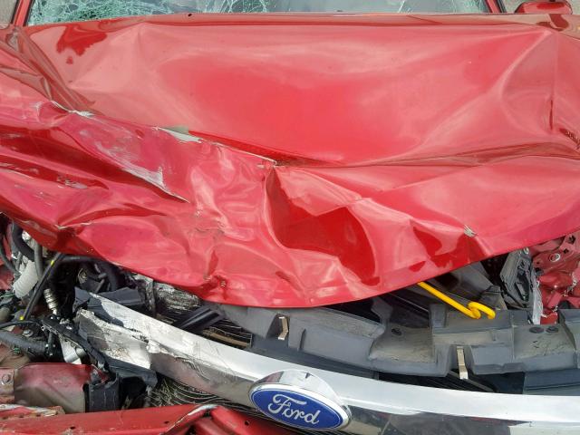 3FAHP0KC5BR266578 - 2011 FORD FUSION SPO RED photo 7