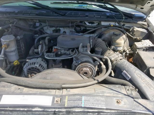 1GTCS19X438284347 - 2003 GMC SONOMA WHITE photo 9