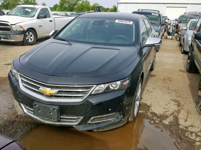 1G1165S33FU137502 - 2015 CHEVROLET IMPALA LTZ BLACK photo 2