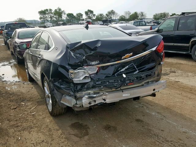 1G1165S33FU137502 - 2015 CHEVROLET IMPALA LTZ BLACK photo 3