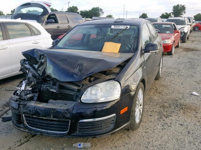 3VWRA71KX8M179392 - 2008 VOLKSWAGEN JETTA WOLF BLACK photo 2