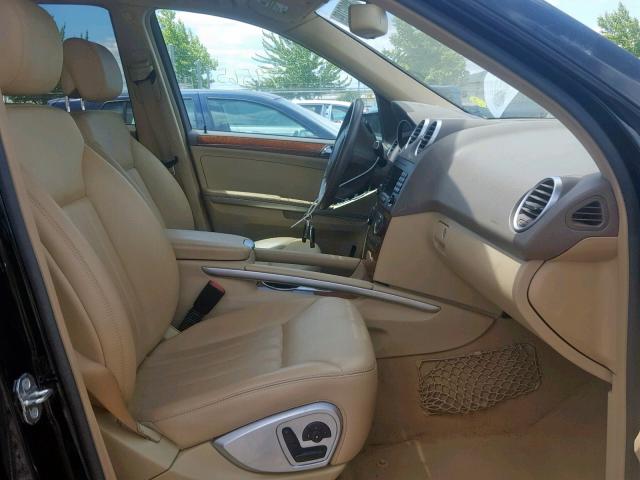 4JGBB22E78A386232 - 2008 MERCEDES-BENZ ML 320 CDI BLACK photo 5