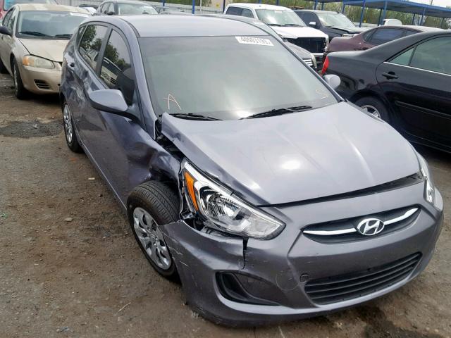 KMHCT5AE4HU342496 - 2017 HYUNDAI ACCENT SE CHARCOAL photo 1