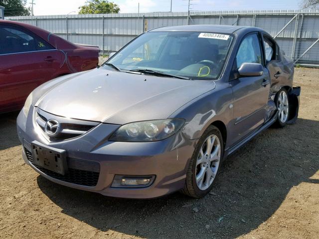 JM1BK324471673527 - 2007 MAZDA 3 S GRAY photo 2