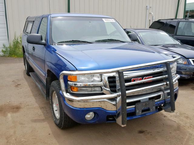 2GTEK19T741218384 - 2004 GMC NEW SIERRA BLUE photo 1