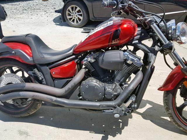 JYAVP33E8DA008272 - 2013 YAMAHA XVS1300 CU RED photo 7