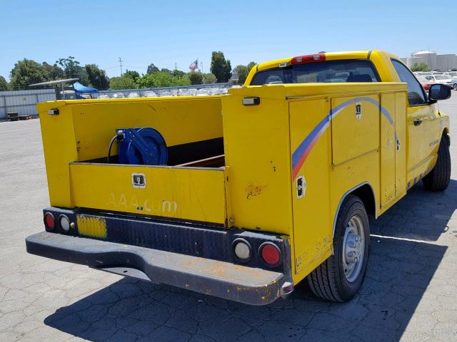 3D6WR26D86G188206 - 2006 DODGE RAM 2500 S YELLOW photo 4